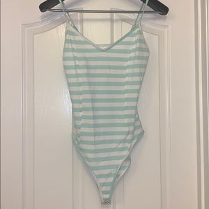Primark Striped Strappy Bodysuit